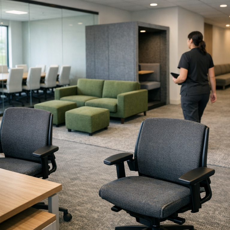 Frequentie dieptereiniging kantoormeubilair: zo vaak is slim