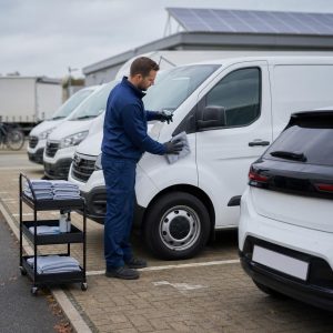 Waterloos wassen wagenpark
